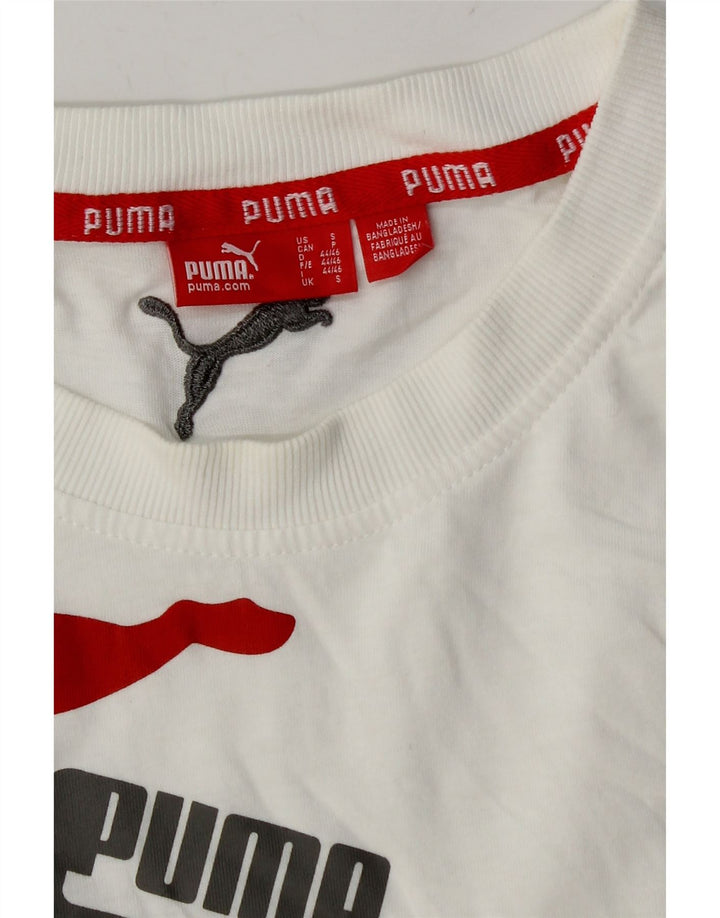 Ανδρικό γραφικό γιλέκο PUMA Μικρό Λευκό