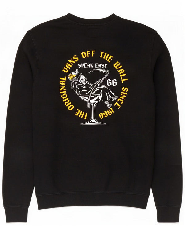 Vans Ανδρικό γραφικό φούτερ Jumper Μεσαίο Μαύρο Βαμβακερό
