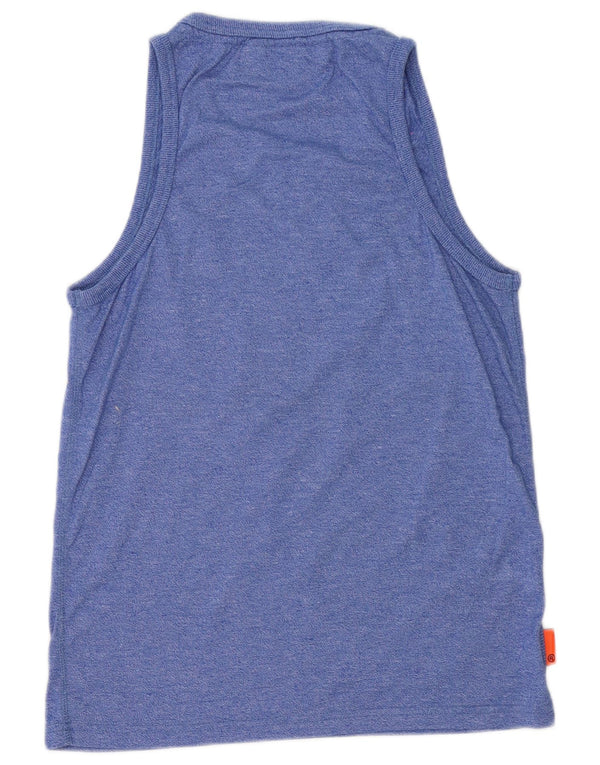Ανδρικό γραφικό γιλέκο Superdry Top Large Blue