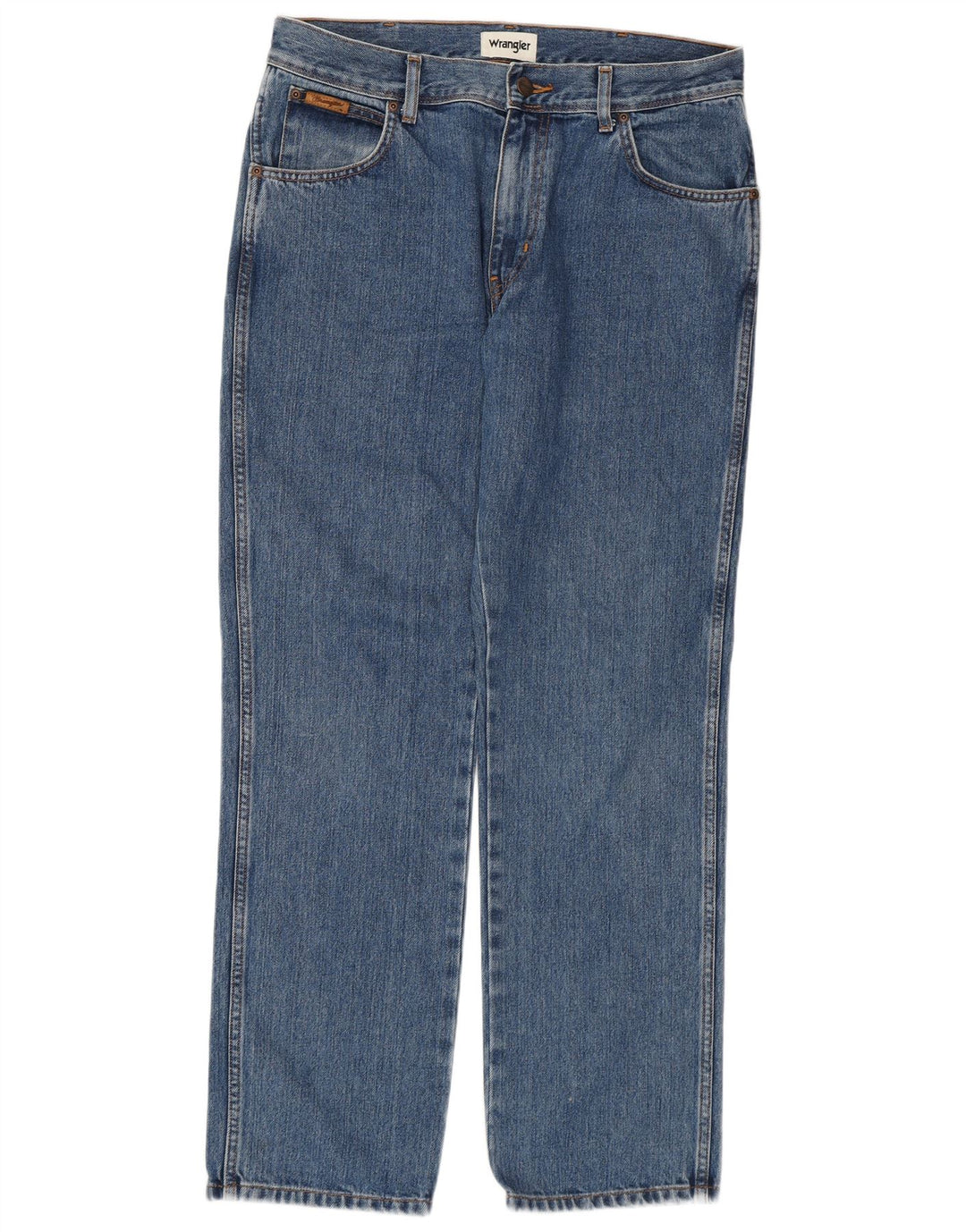 WRANGLER Ανδρικό Texas Straight Jeans W34 L32 Μπλε βαμβακερό