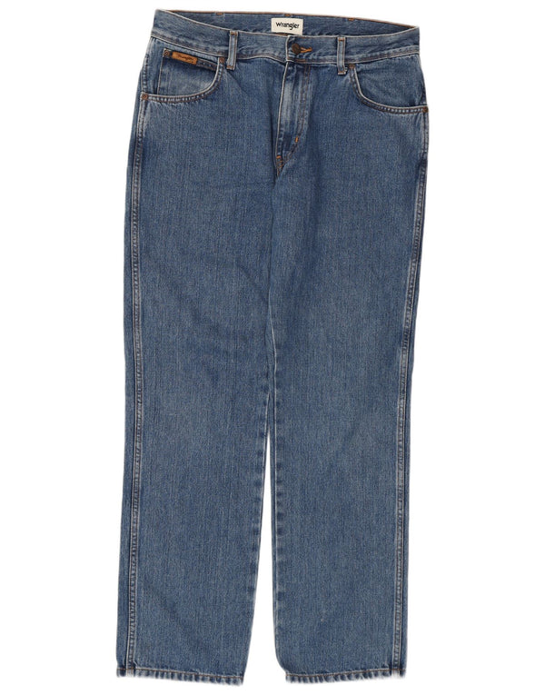 WRANGLER Ανδρικό Texas Straight Jeans W34 L32 Μπλε βαμβακερό