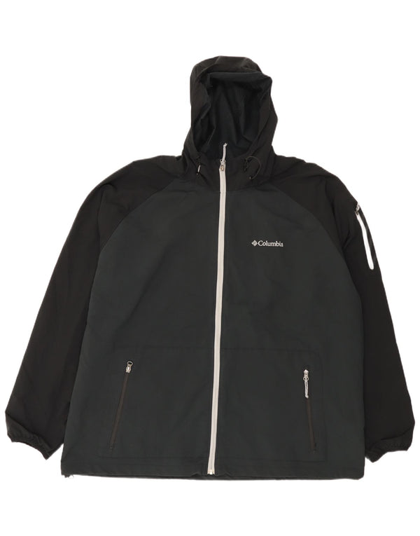 Ανδρική φόρμα Columbia με κουκούλα Top Jacket 2XL Μαύρο Colourblock Polyester