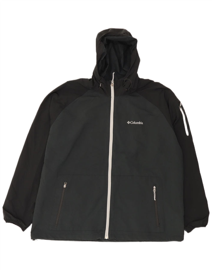 Ανδρική φόρμα Columbia με κουκούλα Top Jacket 2XL Μαύρο Colourblock Polyester
