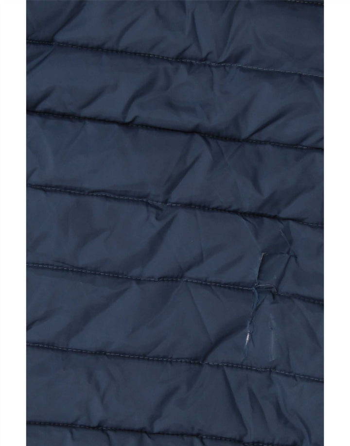 Quiksilver Boys Hooded Jacket 13-14 Years Large Navy Blue Polyester