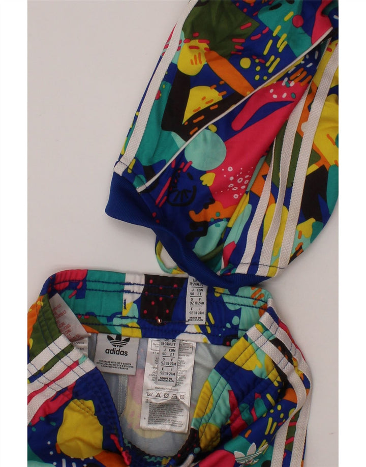 Φόρμα ADIDAS Baby Girls Ολόσωμη φόρμα 18-24 μηνών Πολύχρωμη