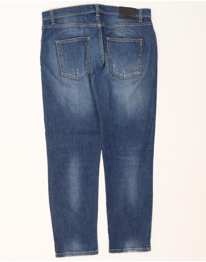 Vintage Γυναικεία Distressed Slim Jeans W31 L28 Blue Cotton