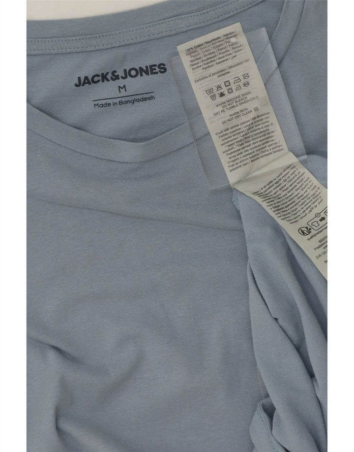 JACK & JONES Womens T-Shirt Top Medium Blue Cotton Vintage Jack & Jones and Second-Hand Jack & Jones from Messina Hembry 