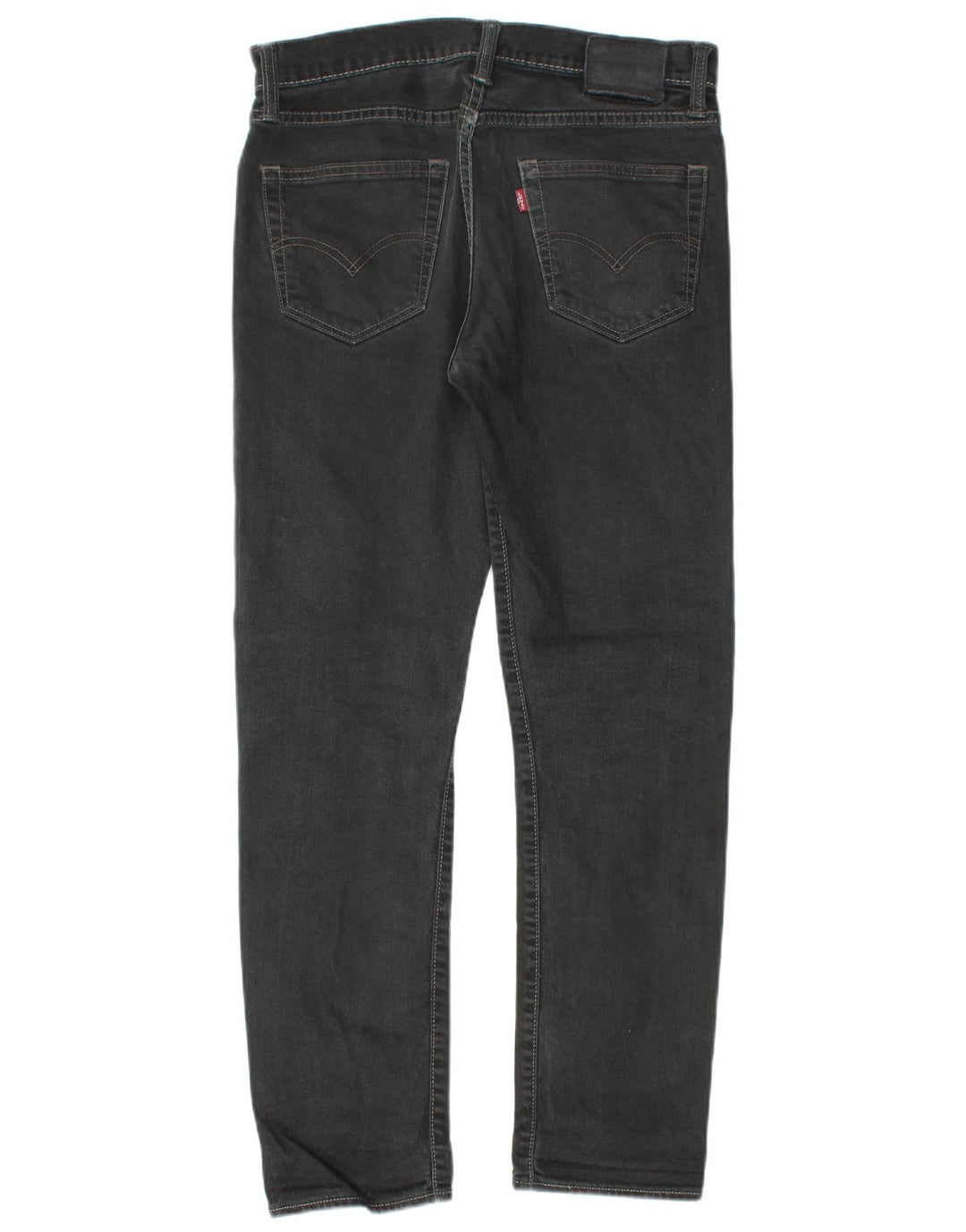 LEVI'S Ανδρικό τζιν 522 ίσιο W30 L28 μαύρο βαμβακερό