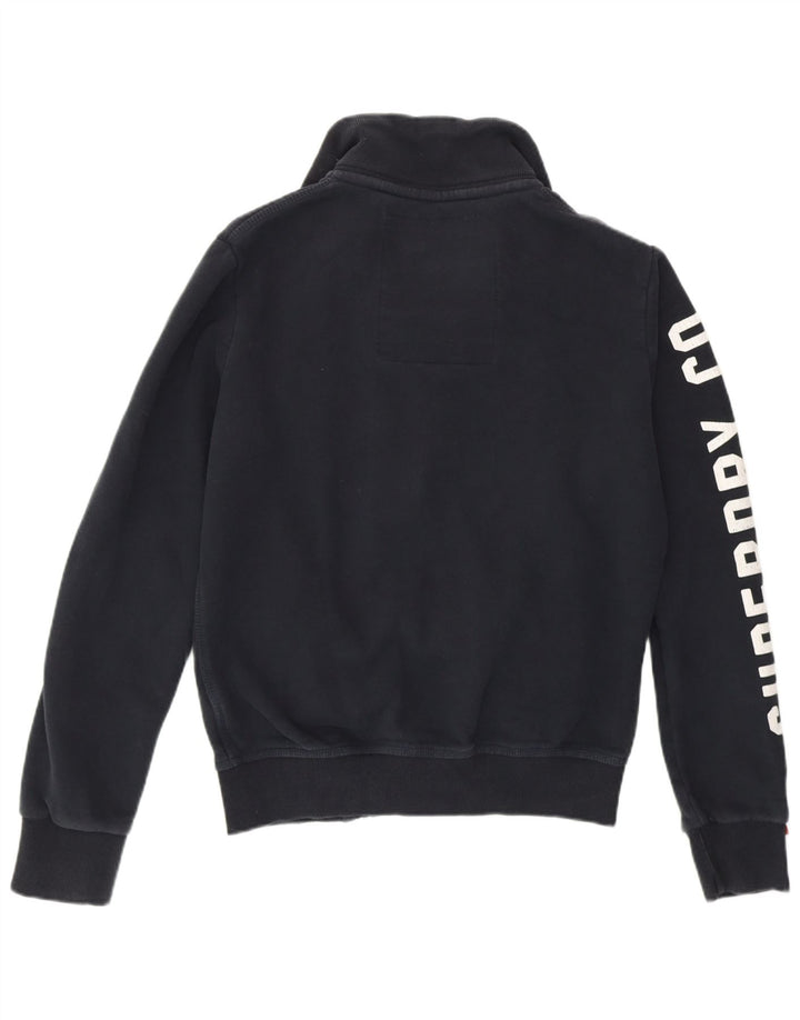 Ανδρικό γραφικό φούτερ SUPERDRY Jumper Small Navy Blue Cotton