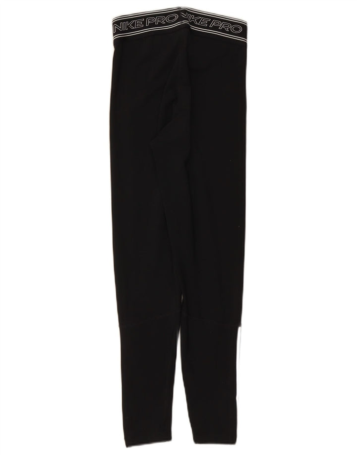 Γυναικεία γραφικά κολάν NIKE Dri Fit UK 4 XS Μαύρο Πολυεστέρας