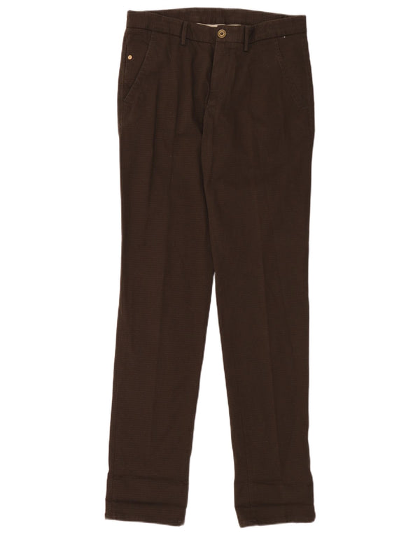 Massimo Dutti Ανδρικό παντελόνι Chino Casual Fit EU 38 Small W30 L34 Brown