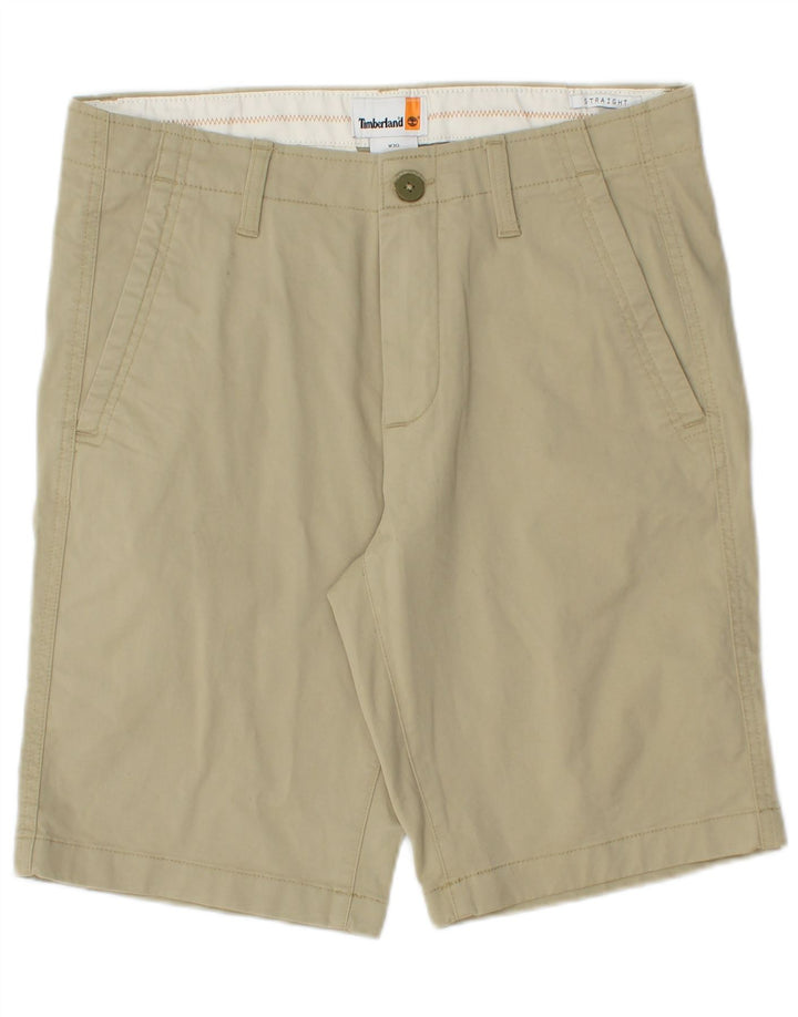 Ανδρικό σορτς Chino Timberland W30 Μεσαίο πράσινο βαμβακερό