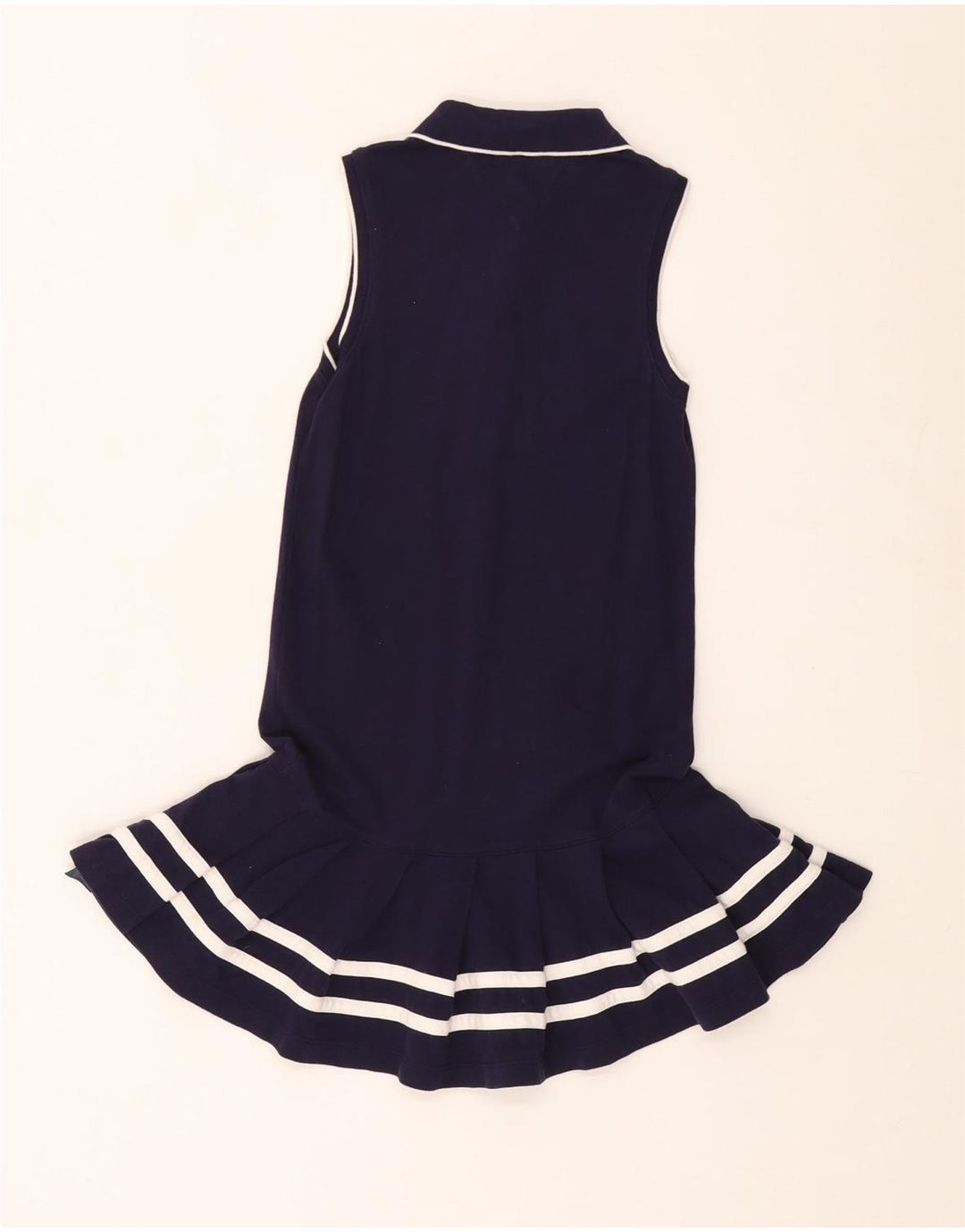Tommy Hilfiger Girls Polo Dress 9-10 Years Navy Blue ριγέ βαμβακερό
