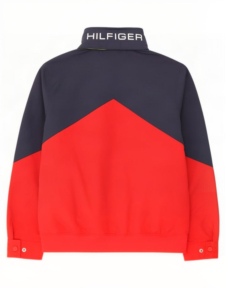 Ανδρικό μπουφάν με κουκούλα Tommy Hilfiger UK 38 Medium Navy Blue Colorblock