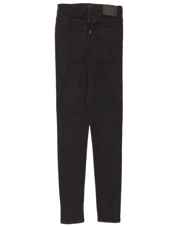 Γυναικείο τζιν Levi's Mile High Super Skinny W26 L30 μαύρο βαμβακερό