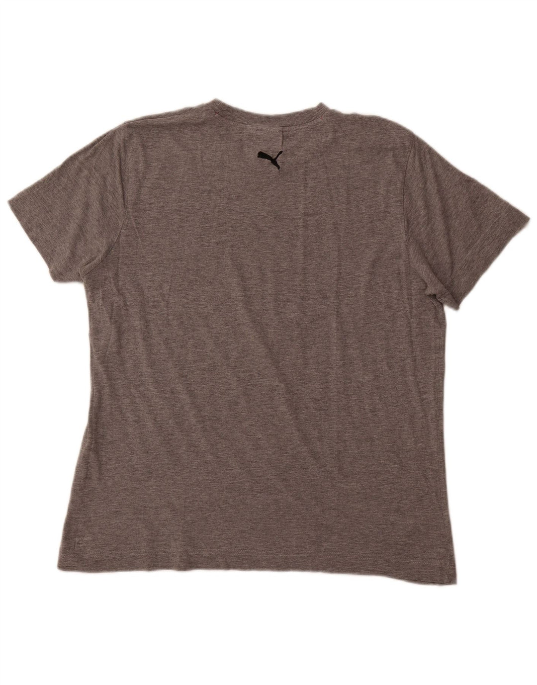 Ανδρικό γραφικό μπλουζάκι PUMA τοπ μεγάλο γκρι βαμβακερό