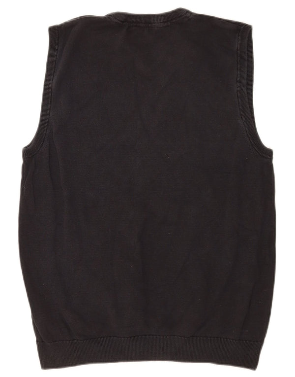 Marks & Spencer Boys Vest Tank Top 14-15 Years Black Cotton