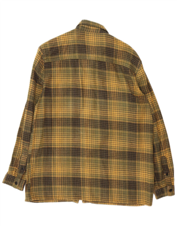Ανδρικό φανελένιο πουκάμισο Zara Relaxed Fit Large Khaki Check
