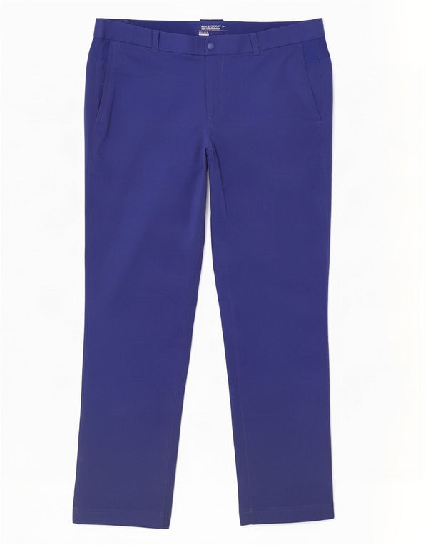 Ανδρικό ίσιο παντελόνι Chino Golf Nike W34 L32 Μπλε πολυεστέρας
