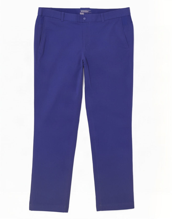 Ανδρικό ίσιο παντελόνι Chino Golf Nike W34 L32 Μπλε πολυεστέρας
