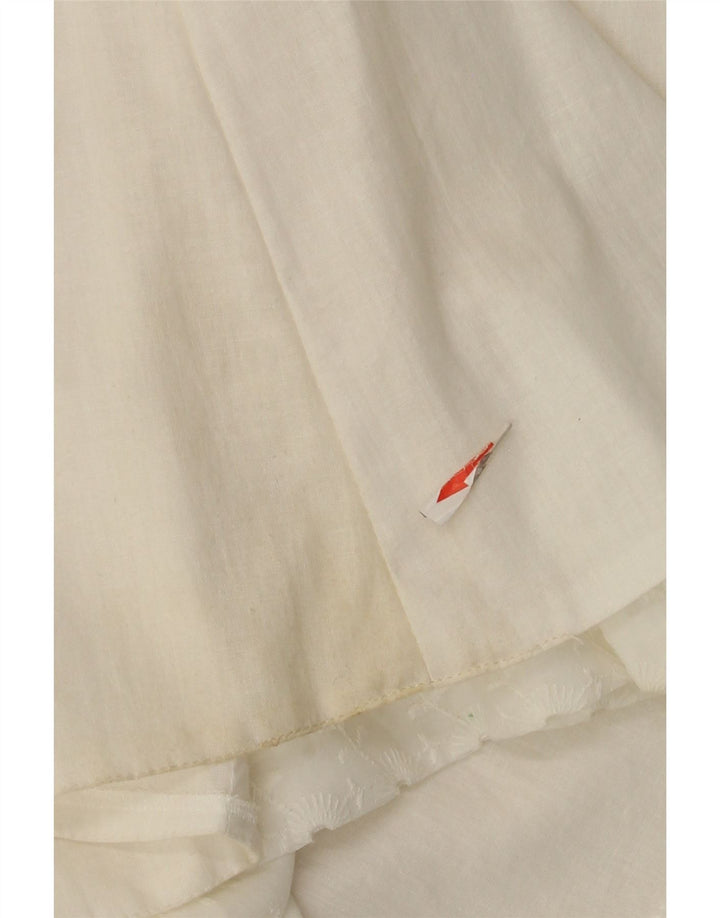 Gerry Weber Γυναικεία Flared Φούστα EU 36 Small W26 Λευκή Βαμβακερή