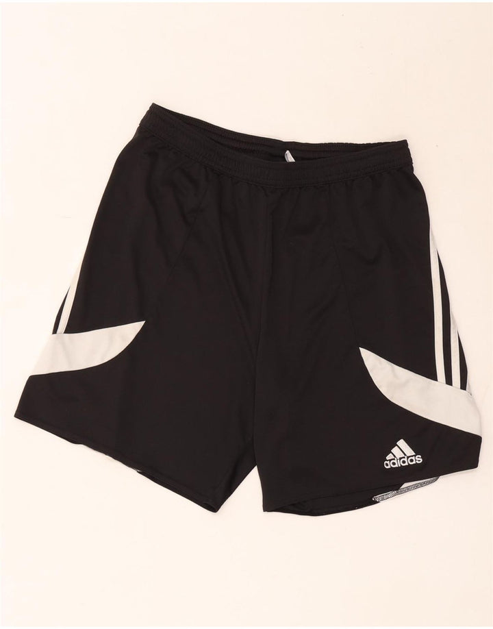 Ανδρικό σορτς Adidas Climalite Sport σορτς μεσαίου μαύρου χρώματος πολυεστέρας