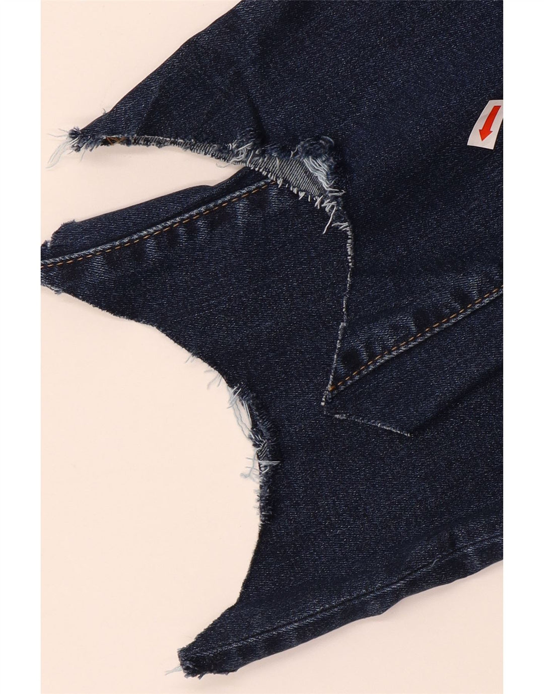 Γυναικείο τζιν Levi's 724 Crop ψηλό ίσιο W28 L23 μπλε