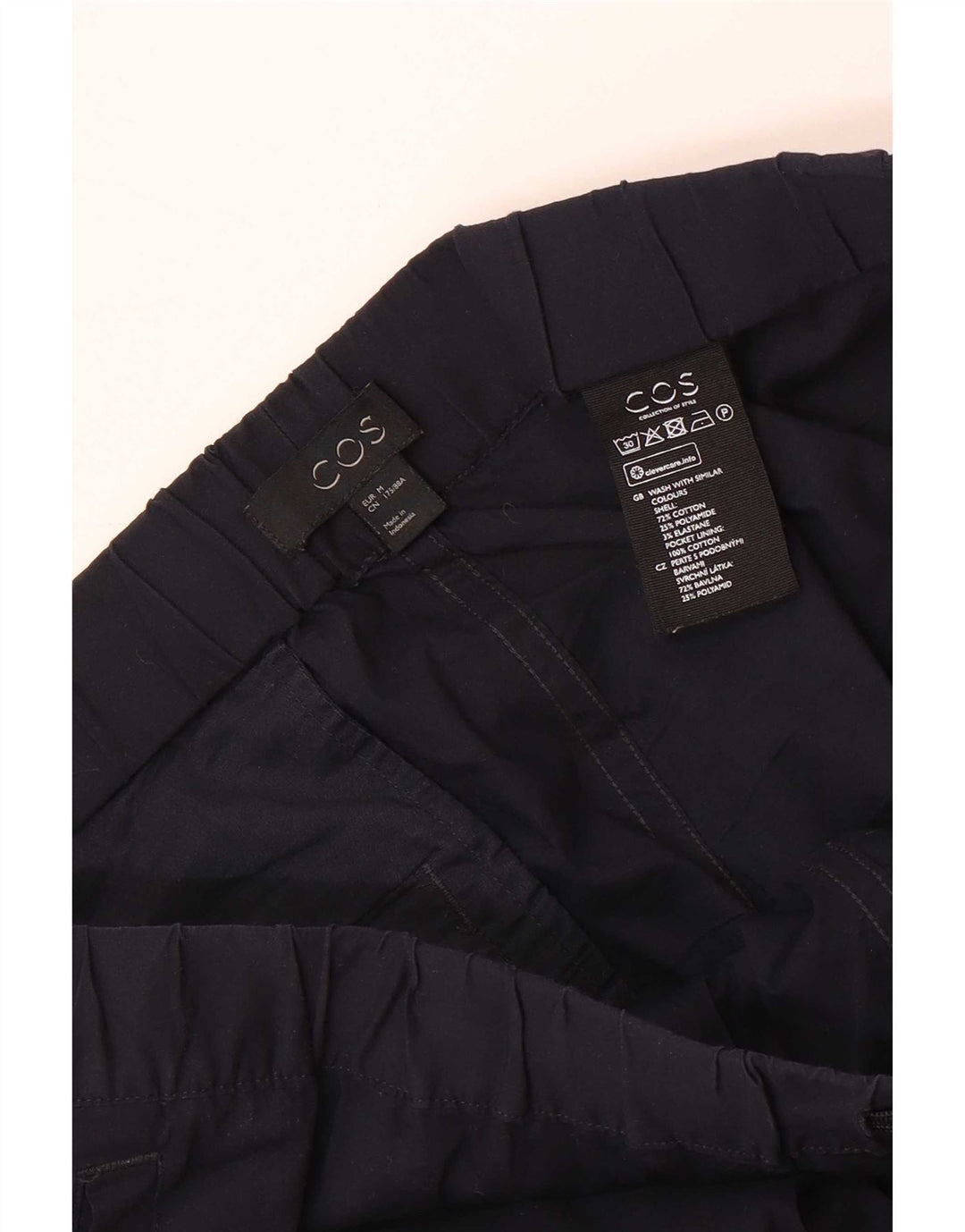 Ανδρικό παντελόνι Cos Joggers Medium W32 L29 Navy Blue Cotton