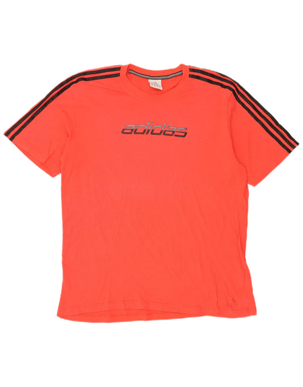 Ανδρικό γραφικό T-Shirt Adidas Top XL Κόκκινο βαμβακερό