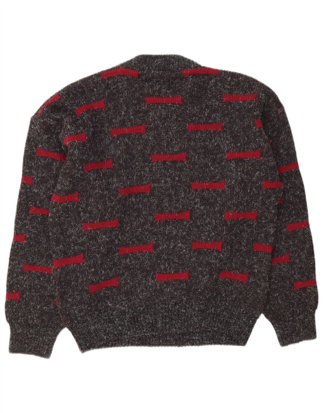 Ανδρικό πουλόβερ Ciao Crew Neck Jumper Medium Grey Geometric