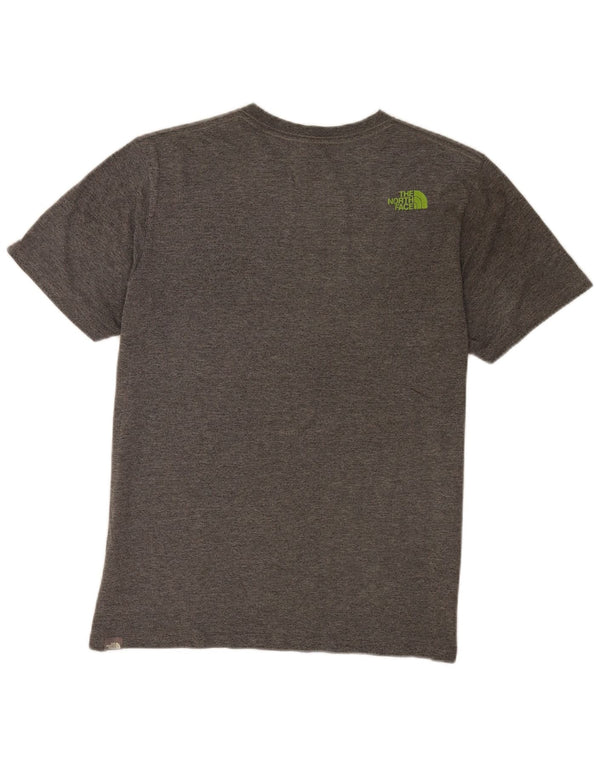 Ανδρικό γραφικό T-Shirt North Face Top Large Grey Flecked Cotton