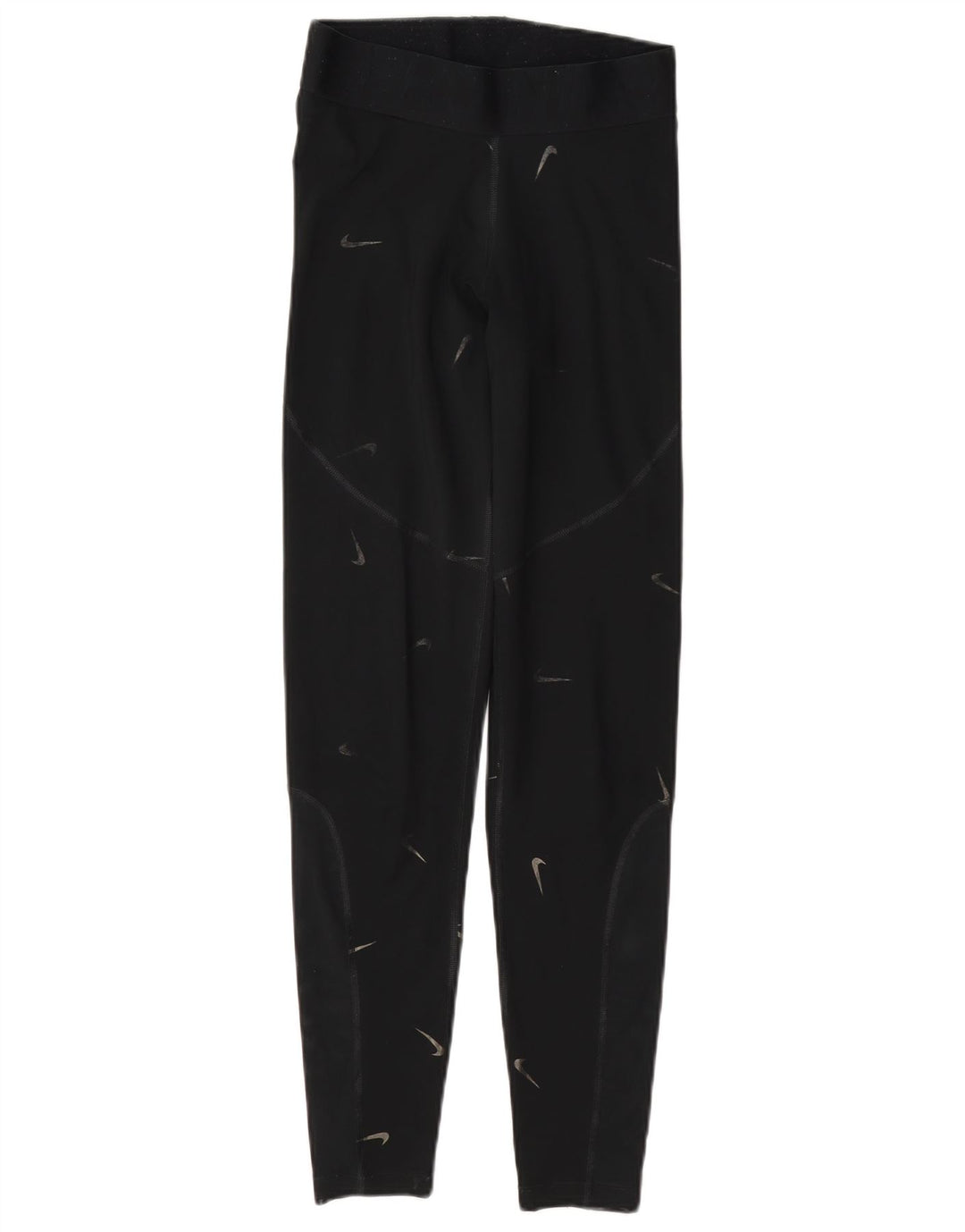 Γυναικεία γραφικά κολάν Nike UK 10 Small Black Polyester
