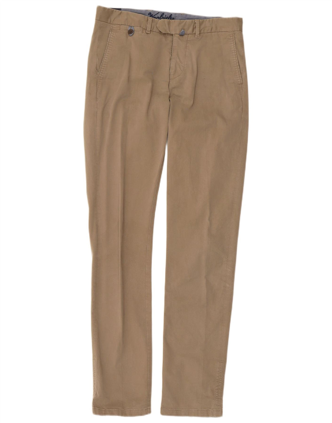 Woolrich Ανδρικό Slim παντελόνι Chino W30 L33 Μπεζ βαμβακερό