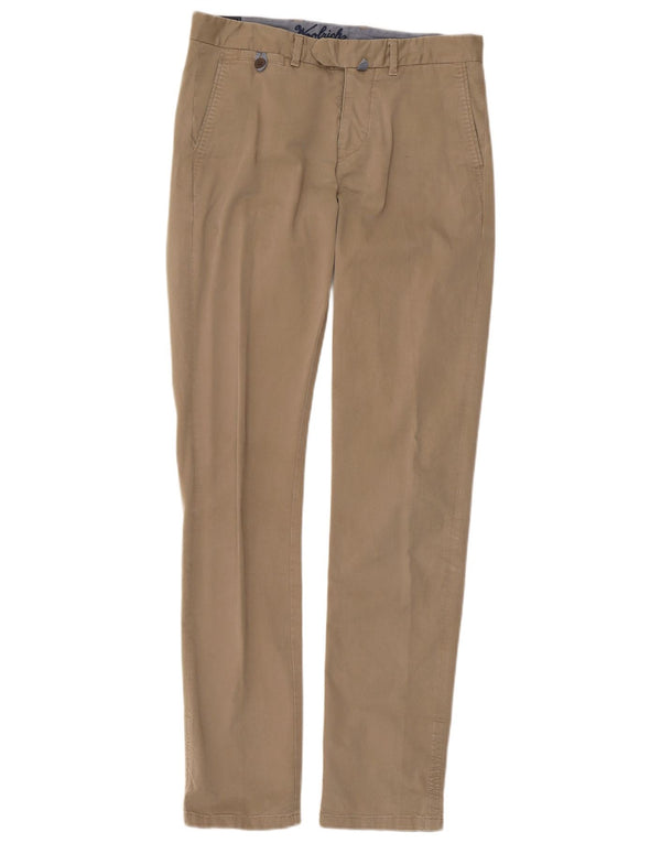 Woolrich Ανδρικό Slim παντελόνι Chino W30 L33 Μπεζ βαμβακερό