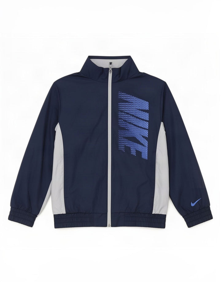 Μπουφάν Nike Boys αθλητική φόρμα 10-11 ετών Medium Navy Blue Colorblock