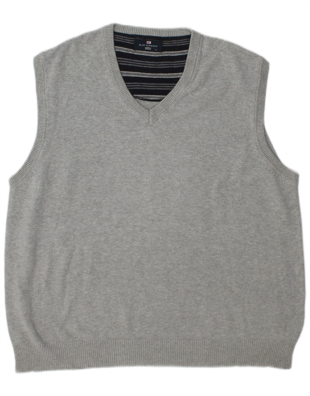 Marks & Spencer Ανδρικό Μπλε Γιλέκο Harbor Tank Top Μεγάλο γκρι βαμβακερό