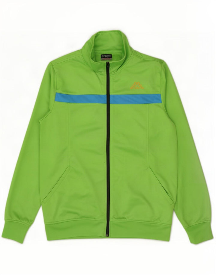 Ανδρική φόρμα Kappa Top Jacket Μεσαίου πράσινου χρώματος πολυεστέρας