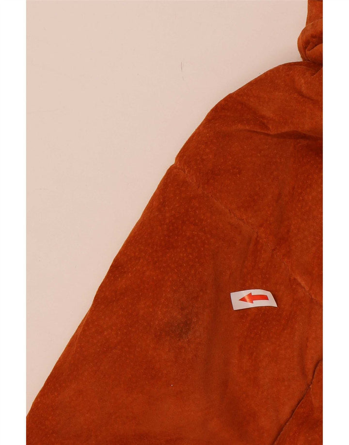 Fox Γυναικείο Suede Jacket UK 18 XL Orange με κουκούλα