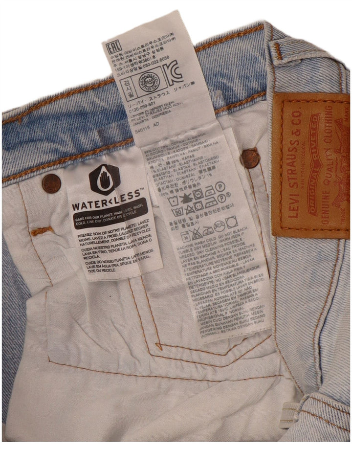 Levi's Womens 501 Straight Jeans W26 L28 Blue Cotton