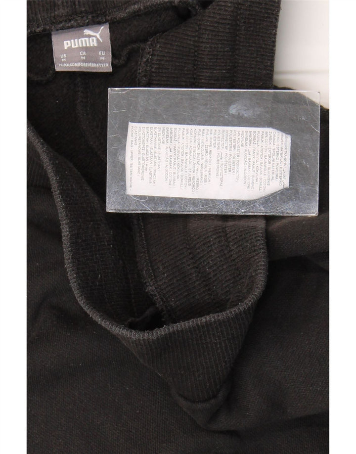 Ανδρική φόρμα Puma Παντελόνι Joggers Μεσαίο μαύρο βαμβακερό