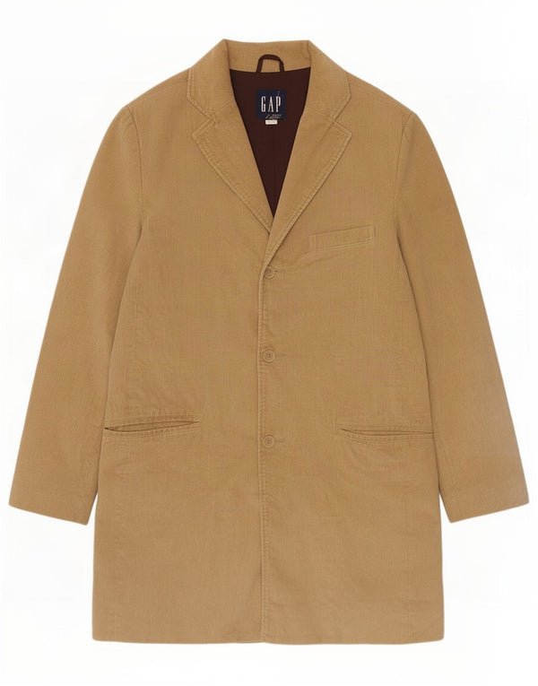 Gap Ανδρικό Κοτλέ Πανωφόρι UK 36 Small Beige Βαμβακερό