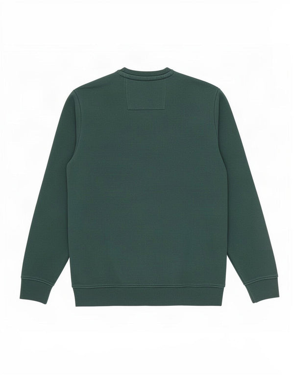 Ανδρικό φούτερ Crew Clothing Jumper Μεγάλο πράσινο βαμβακερό
