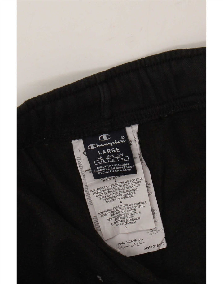 Champion Ανδρική φόρμα Cargo Παντελόνι Joggers Μεγάλο Μαύρο Βαμβακερό