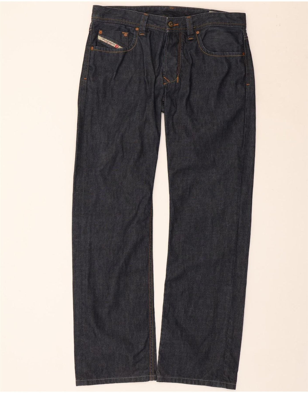 DIESEL Ανδρικό Larkee Regular Fit Straight Jeans W32 L32 Navy Blue Cotton
