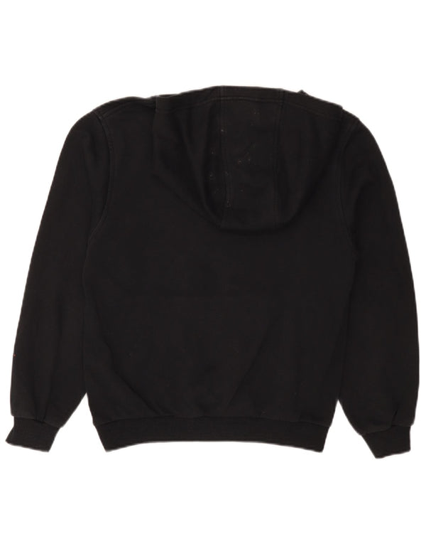 NIKE Boys Hoodie Jumper 12-13 ετών Μεγάλο μαύρο βαμβακερό