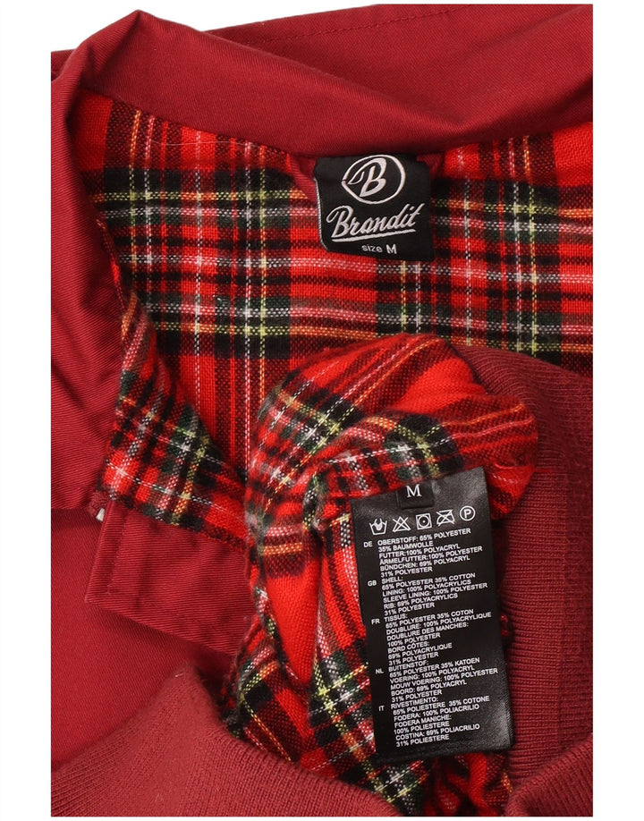 Brandit Ανδρικό Bomber Jacket UK 38 Medium Red Polyester