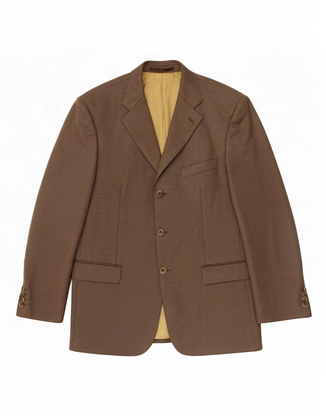 Ανδρικό σακάκι σακάκι με 3 κουμπιά Douglas UK 42 XL καφέ μαλλί