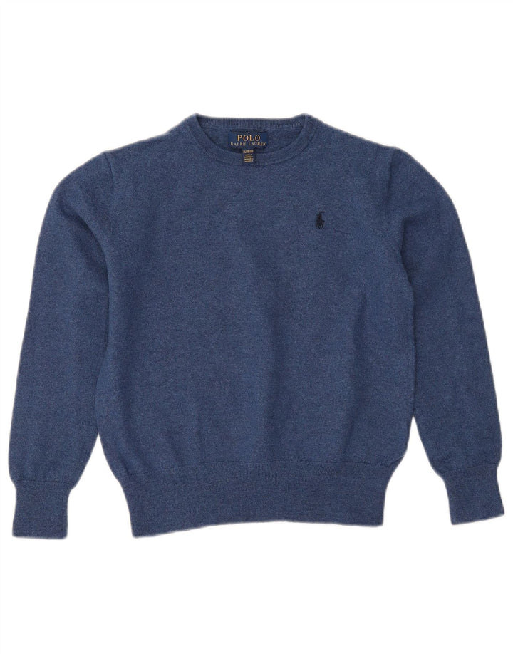 Πουλόβερ POLO RALPH LAUREN Boys Crew Neck Jumper 13-14 Years XL Navy Blue