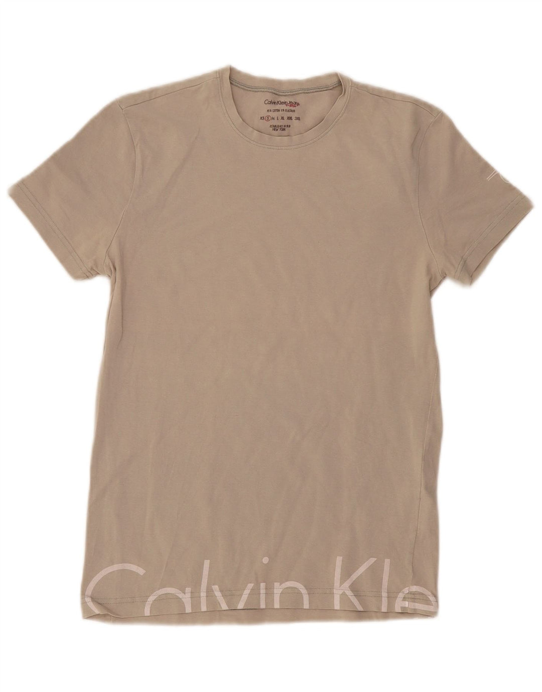 Ανδρικό γραφικό μπλουζάκι Calvin Klein, μικρό, βαμβακερό