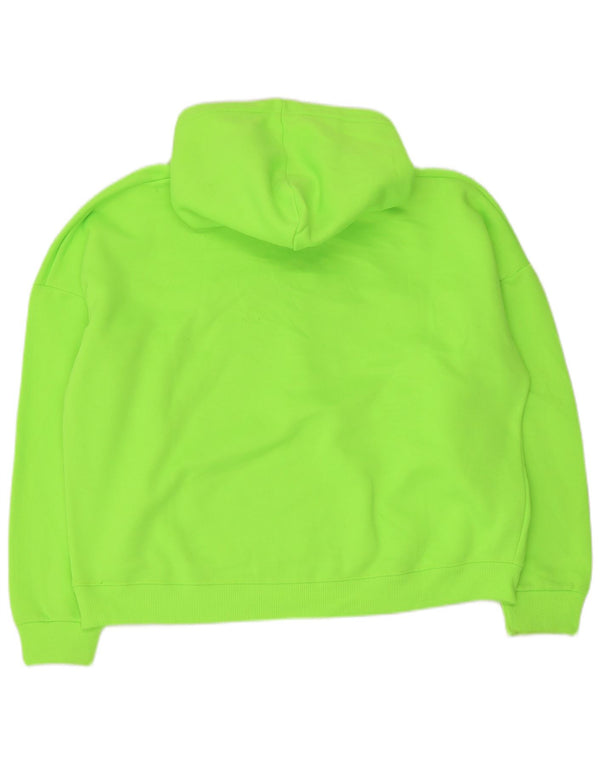 Γυναικείο Gola Oversized Crop Graphic Hoodie Jumper UK 18 XL Green Flecked